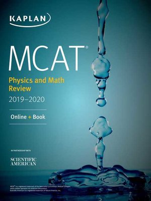 cover image of MCAT Physics and Math Review 2019-2020
